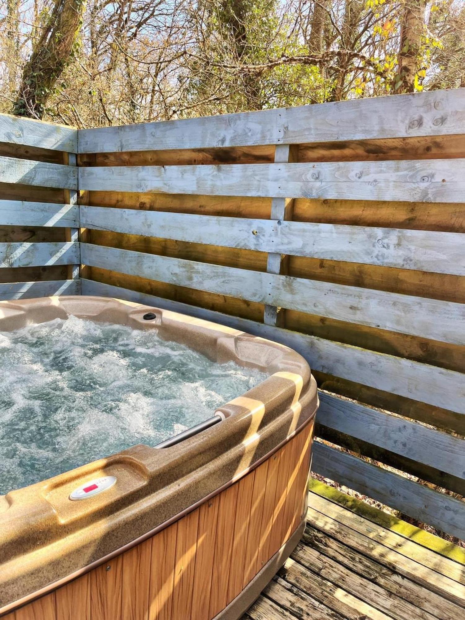 Wren 8-Hot Tub-Woodland Lodges-St Clears-Carmarthen-Tenby Eksteriør billede